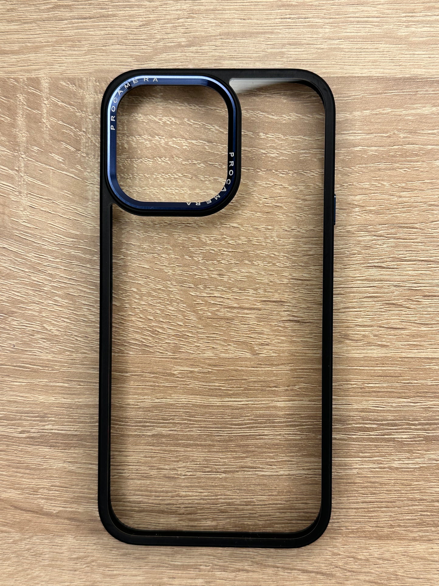 Antichoc transparent côté carbon