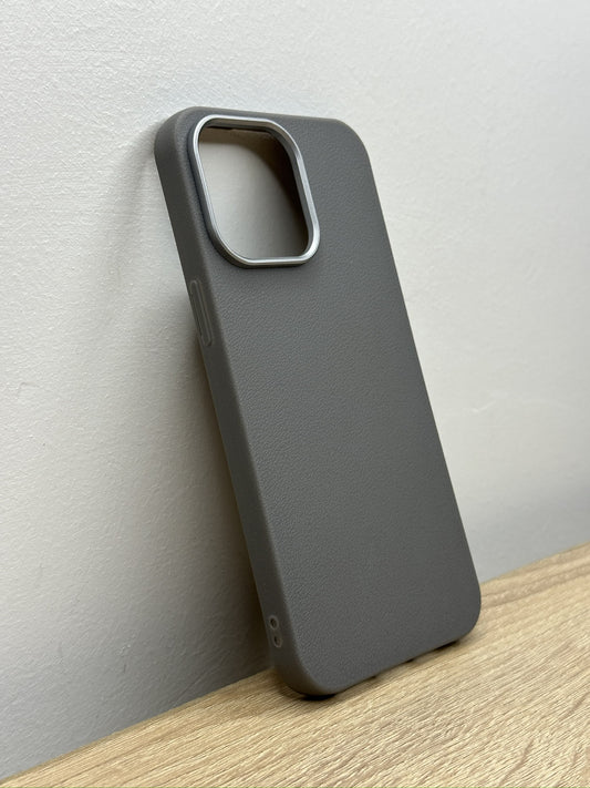 Antichoc silicone effet cuir