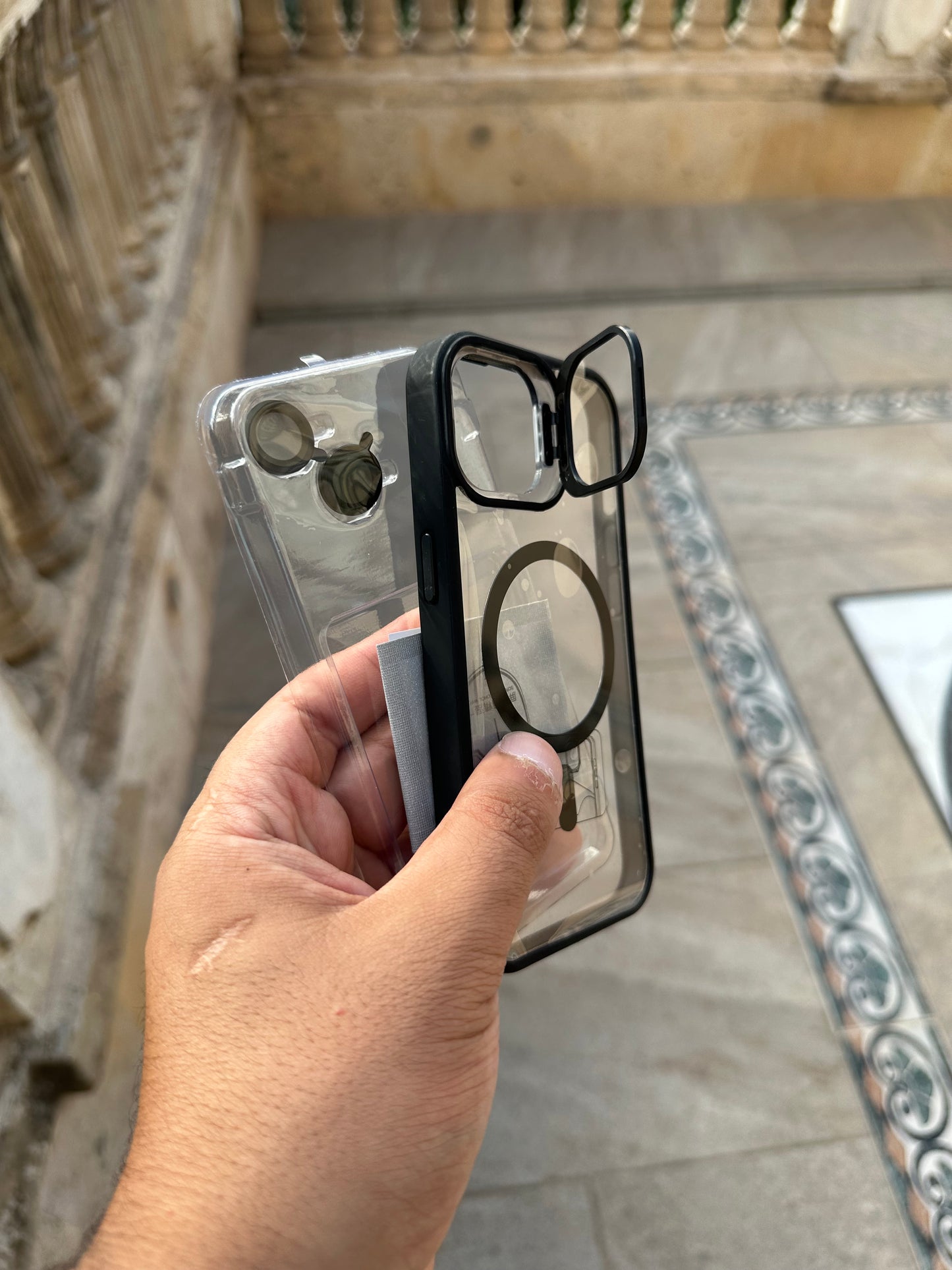 3 en 1 MagSafe support lens