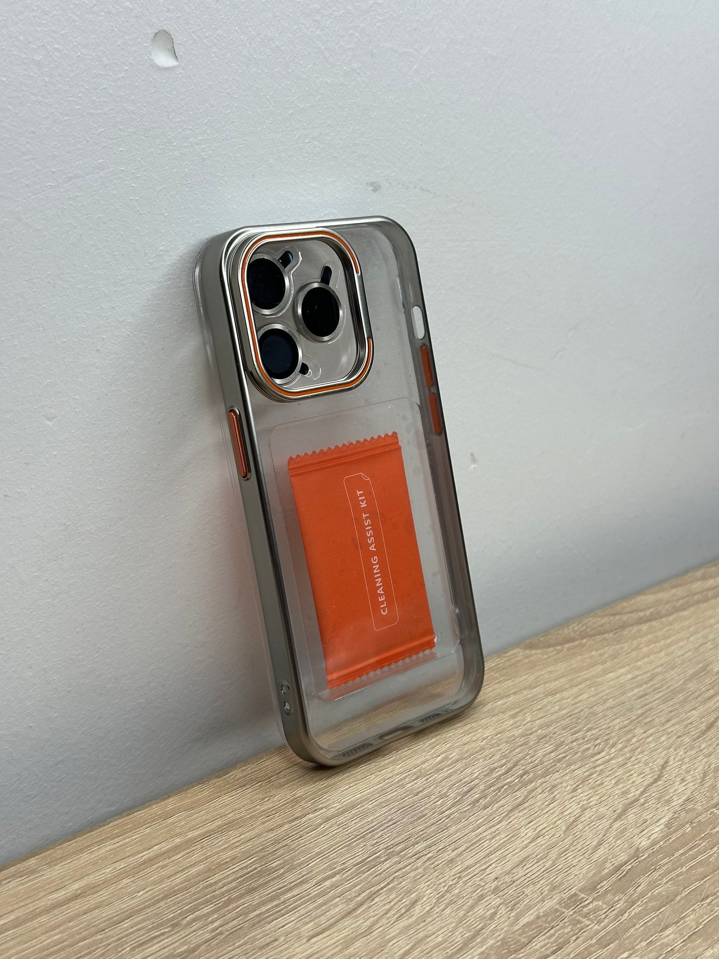 Coque 2 en 1 support et Lens