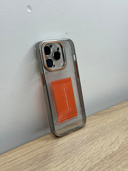 Coque 2 en 1 support et Lens