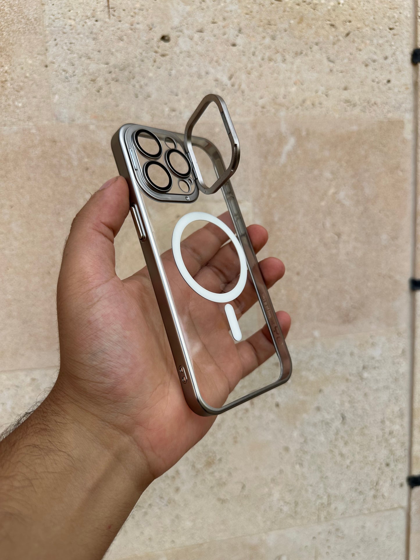 QY protection caméra MagSafe support