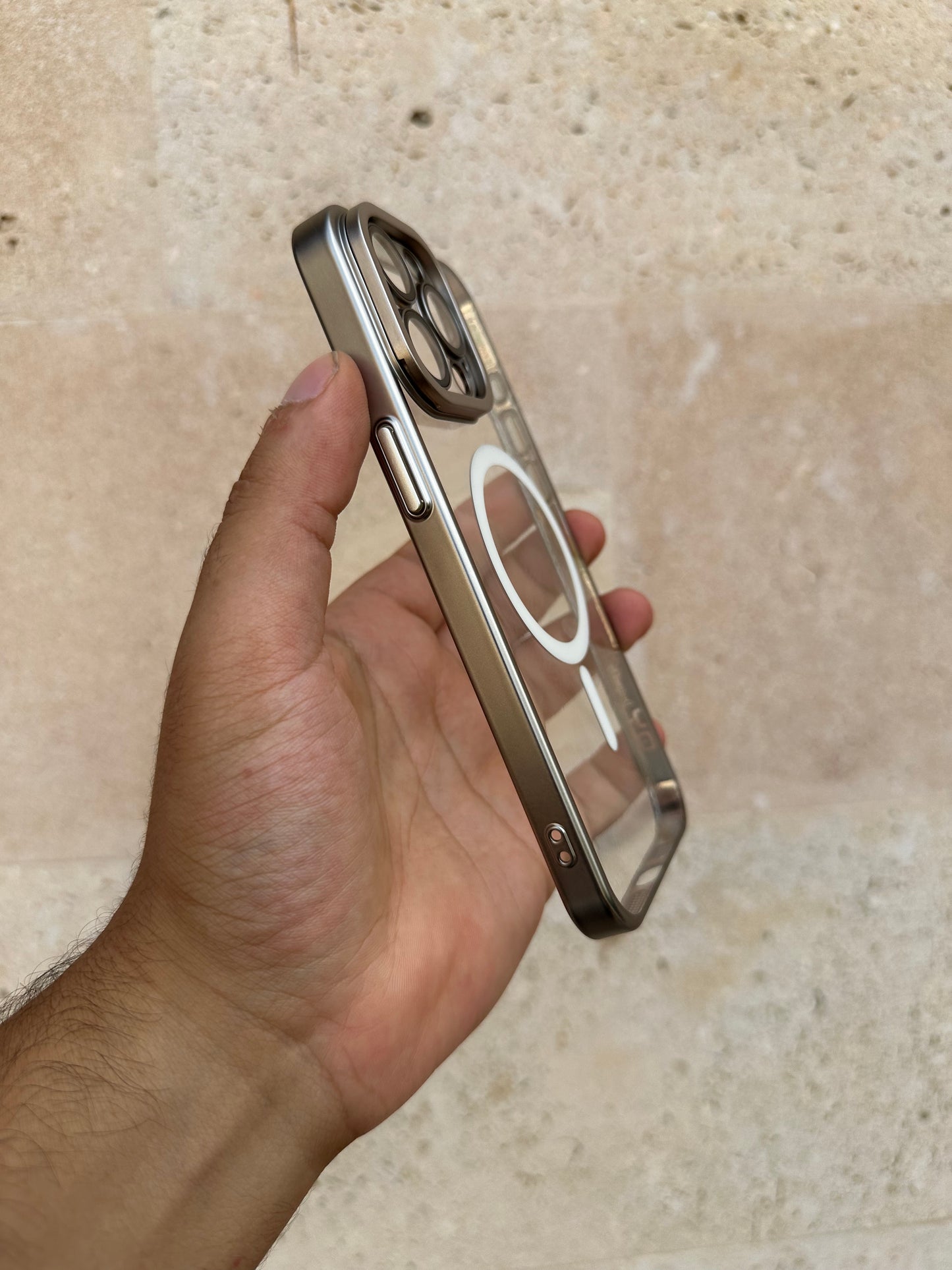 QY protection caméra MagSafe support