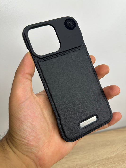Classycase magsafe cuir noir