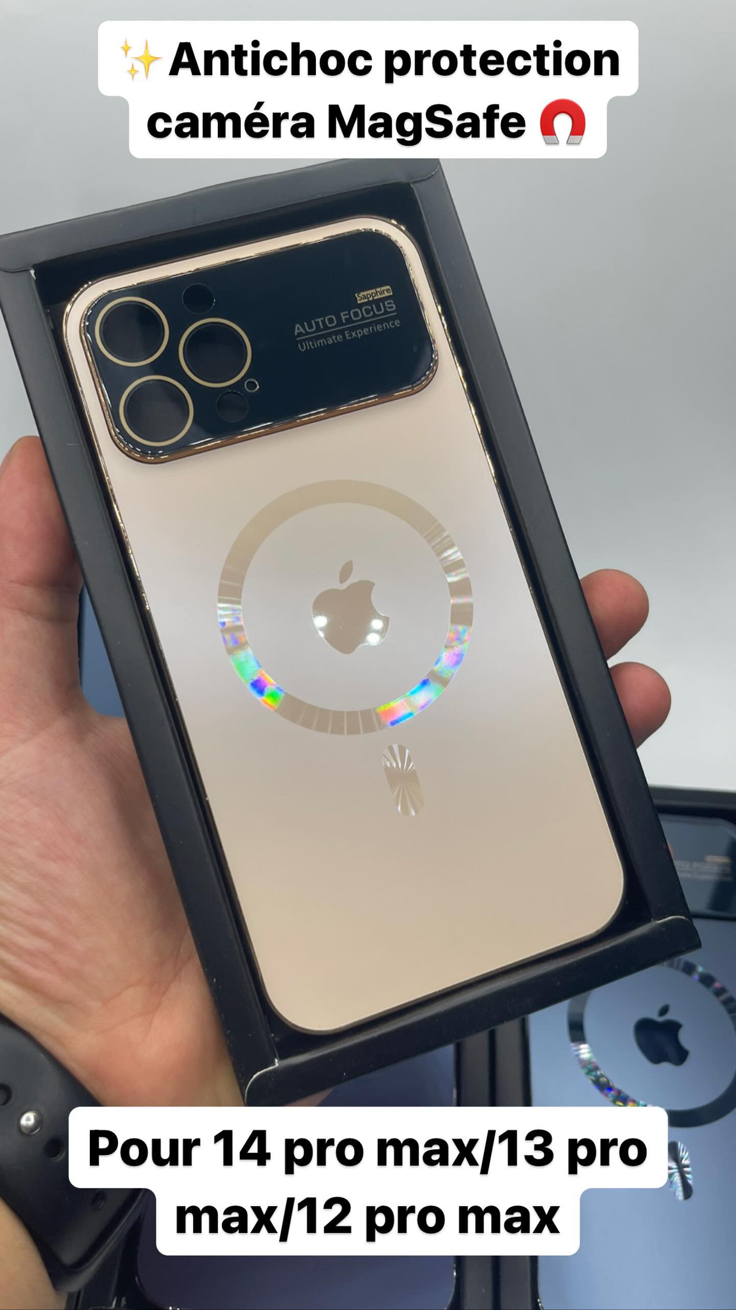 Antichoc auto focus magsafe