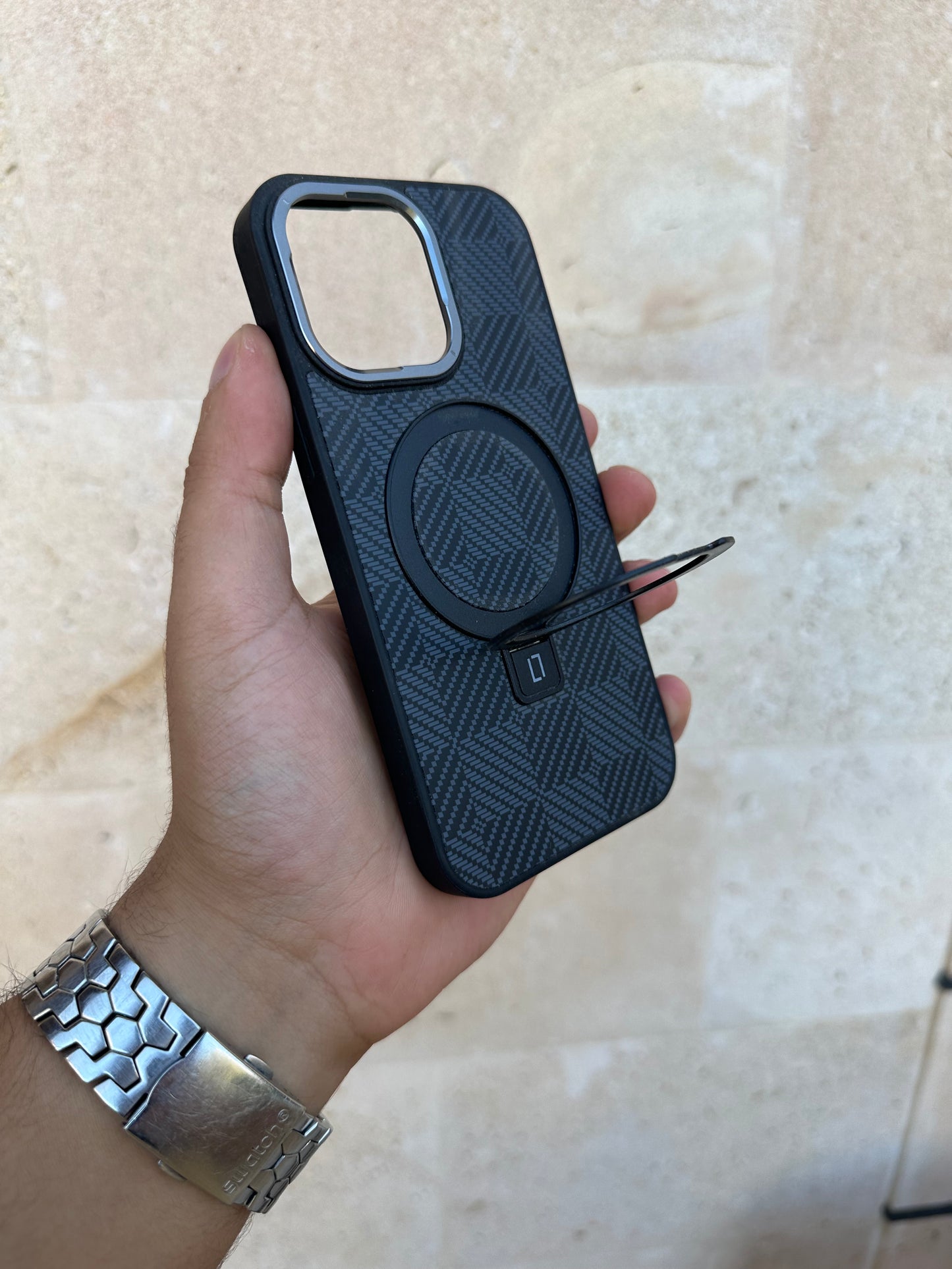 Effet carbon MagSafe support