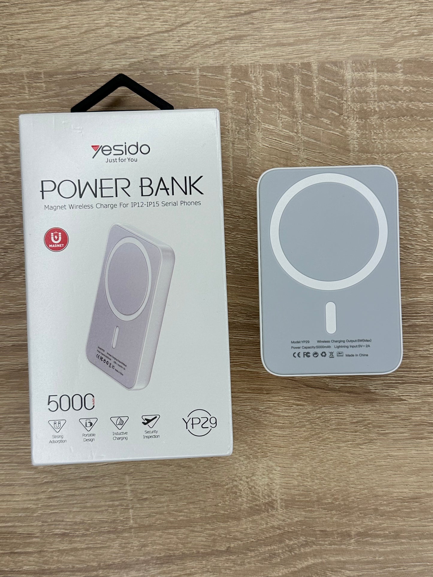 Powerbank MagSafe yesido 5000 mah