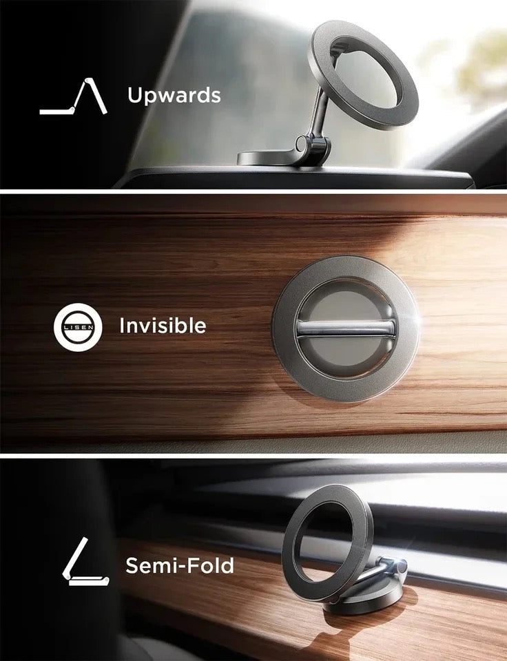 Support orignal de Téléphone Magnétique Rotatif Résistant à 360 Degrés pour Voiture