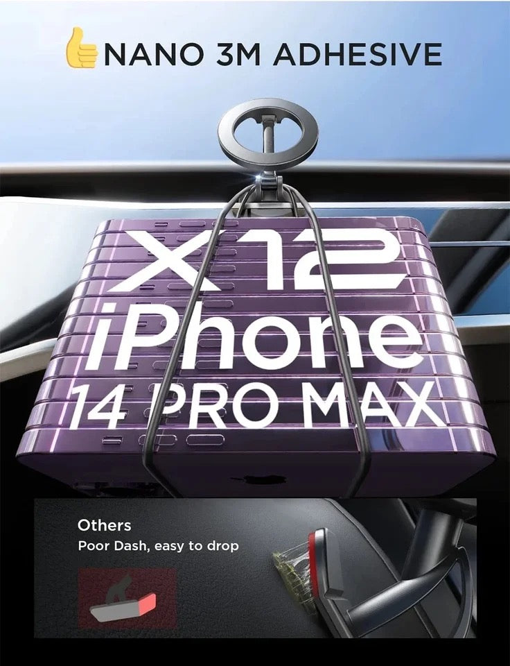 Support orignal de Téléphone Magnétique Rotatif Résistant à 360 Degrés pour Voiture