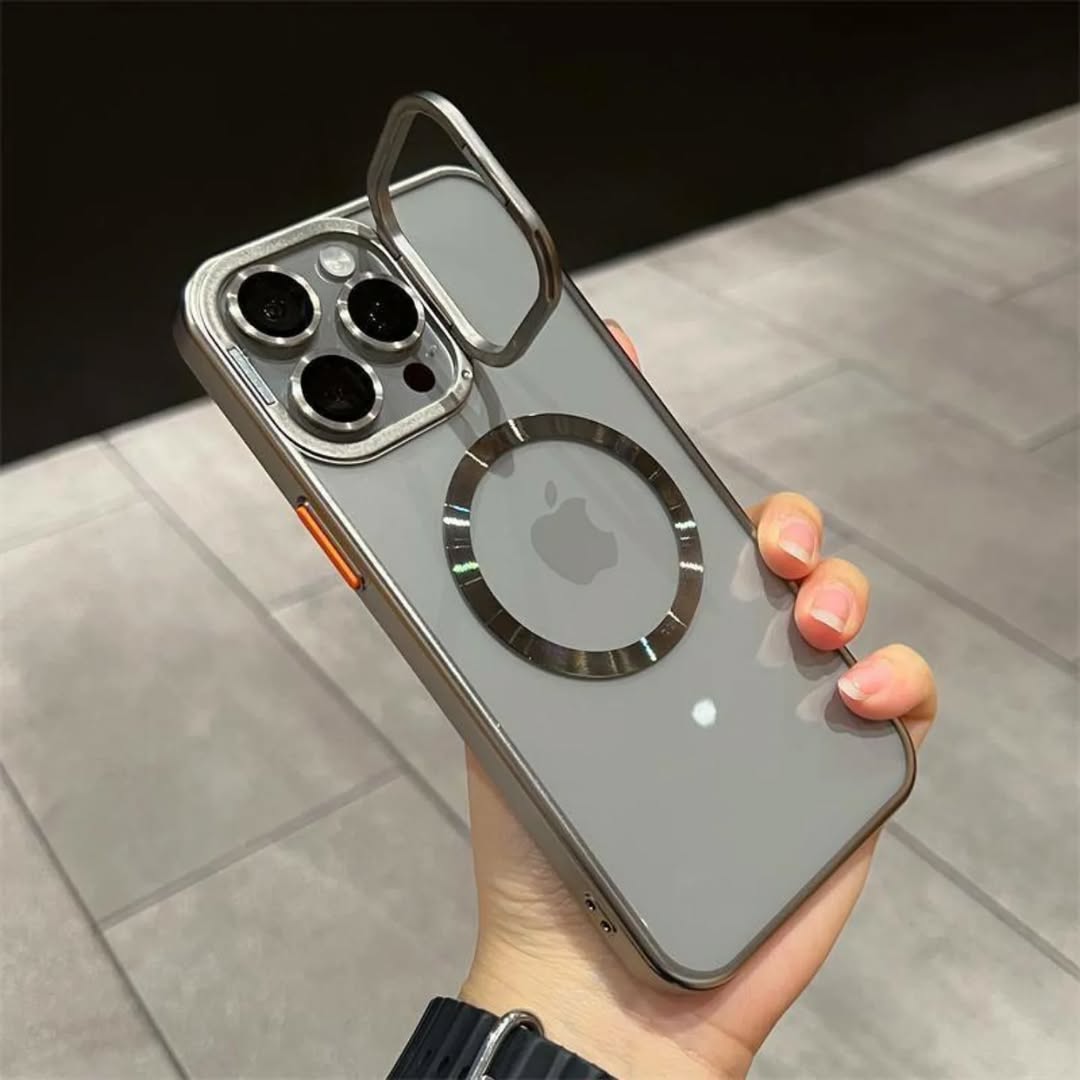 Antichoc transparent support MagSafe + Lens
