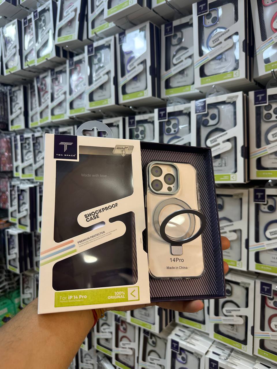 Promo Antichoc ten space original MagSafe support