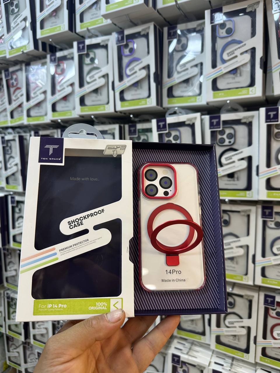 Promo Antichoc ten space original MagSafe support