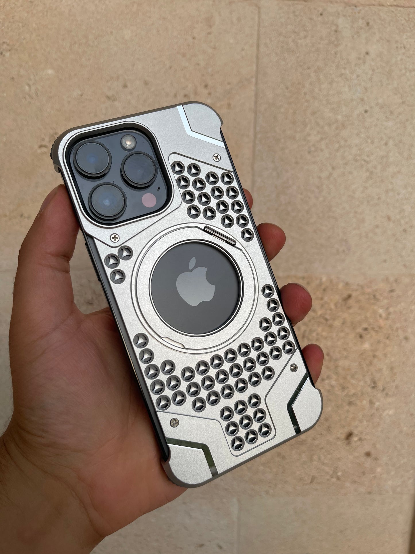 Antichoc aluminium magnétique à visserie