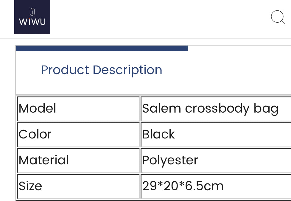 Salem crossbody bag