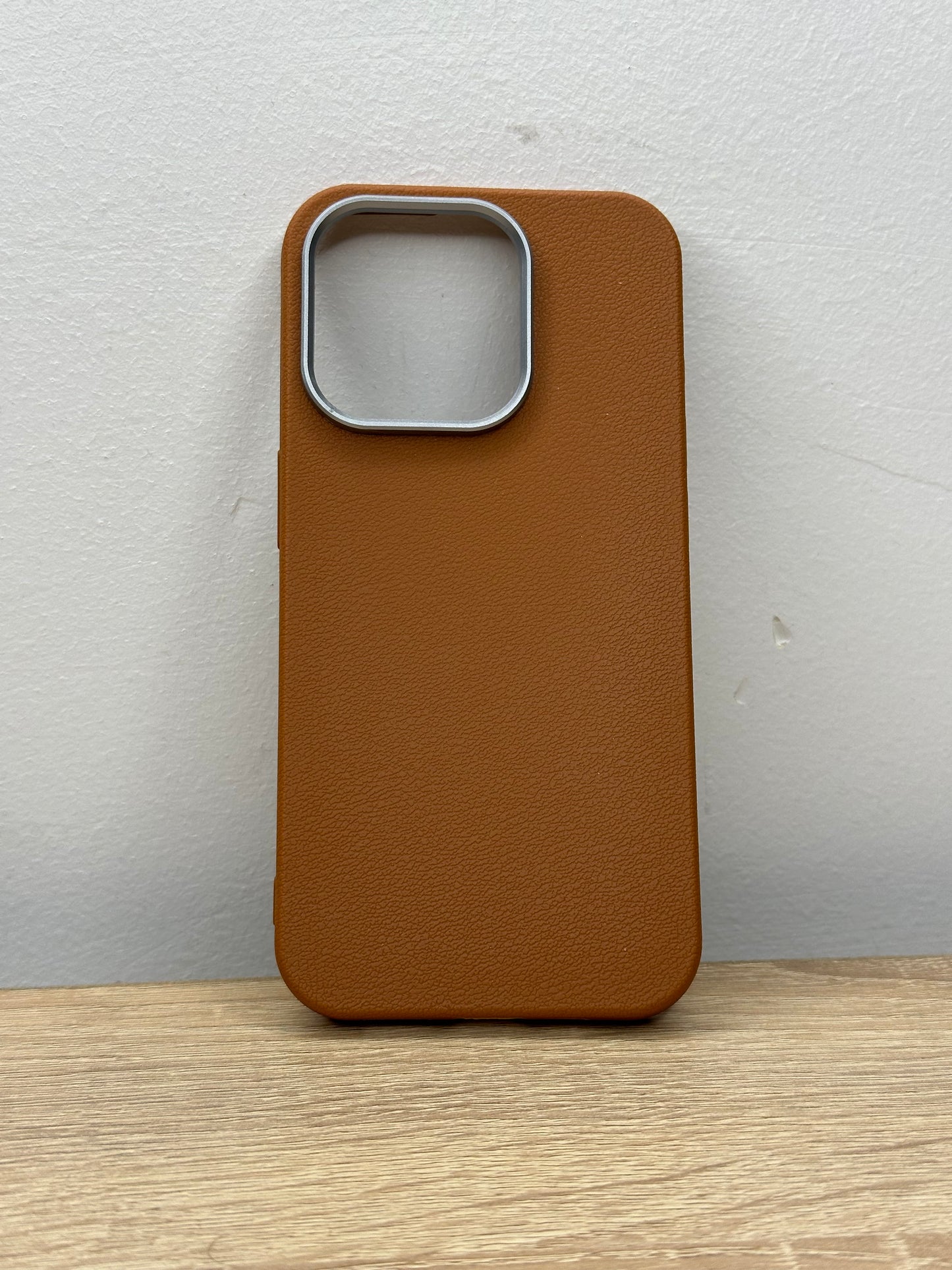 Antichoc silicone effet cuir