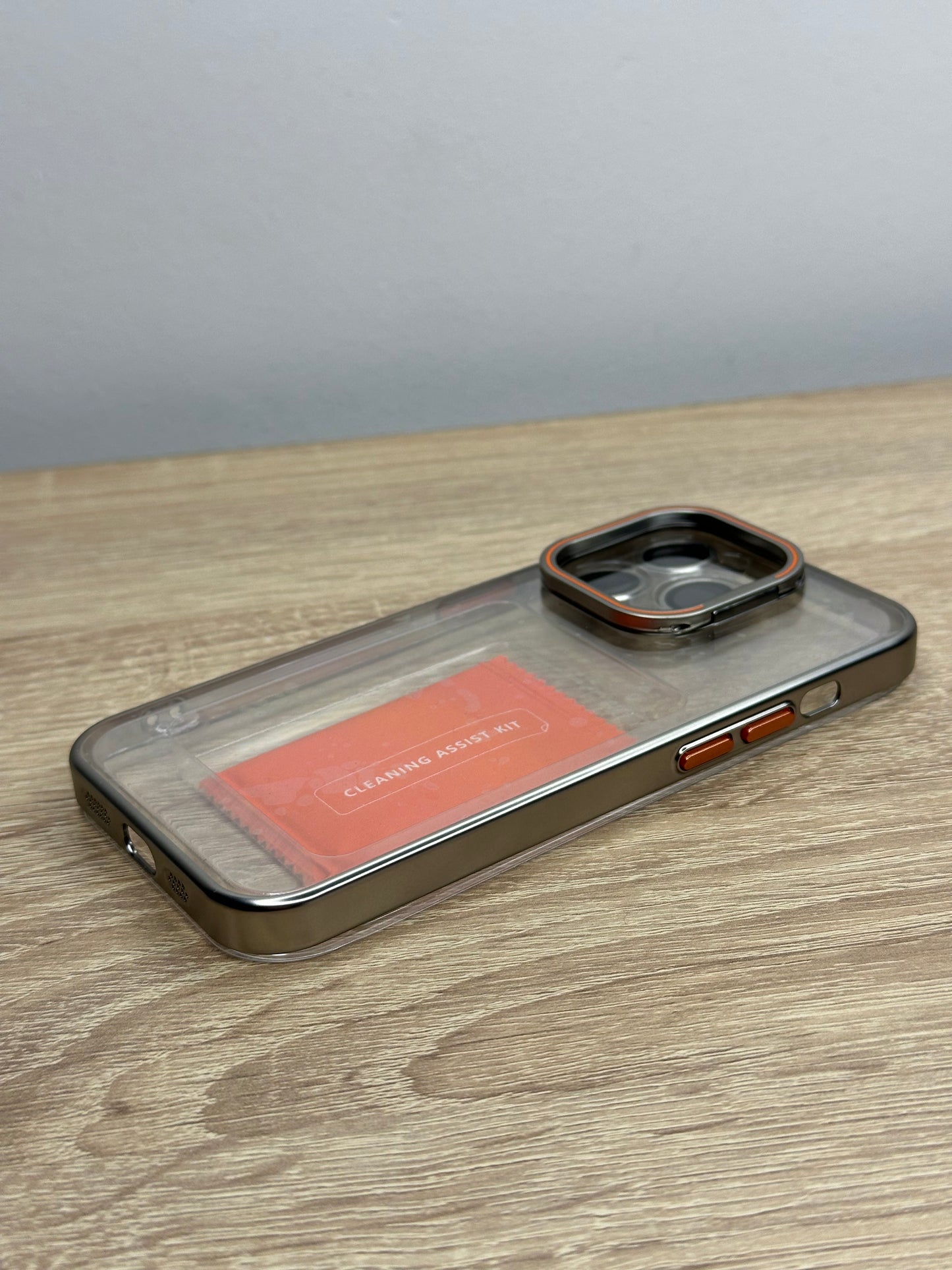 Coque 2 en 1 support et Lens
