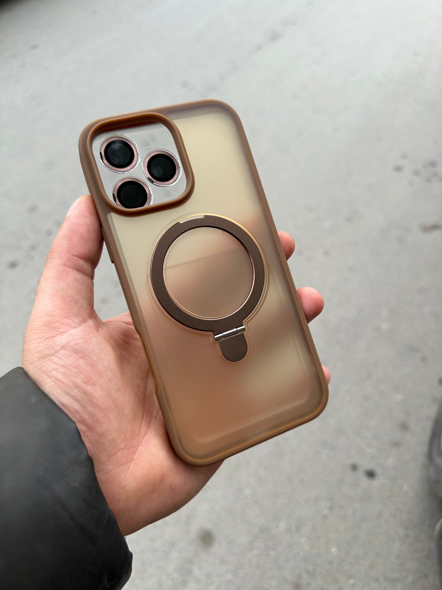 Matt 3 en 1 lens MagSafe support