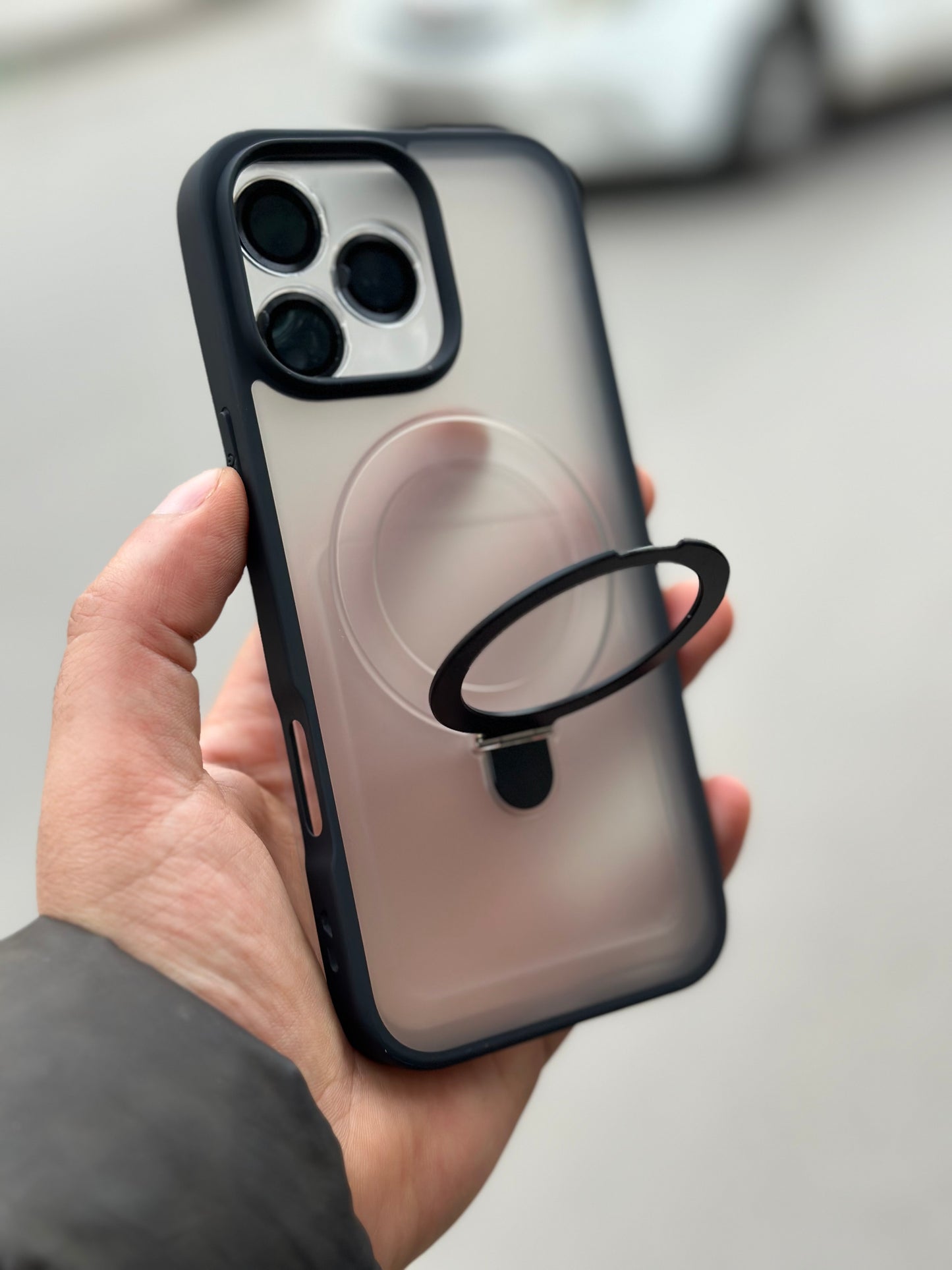 Matt 3 en 1 lens MagSafe support