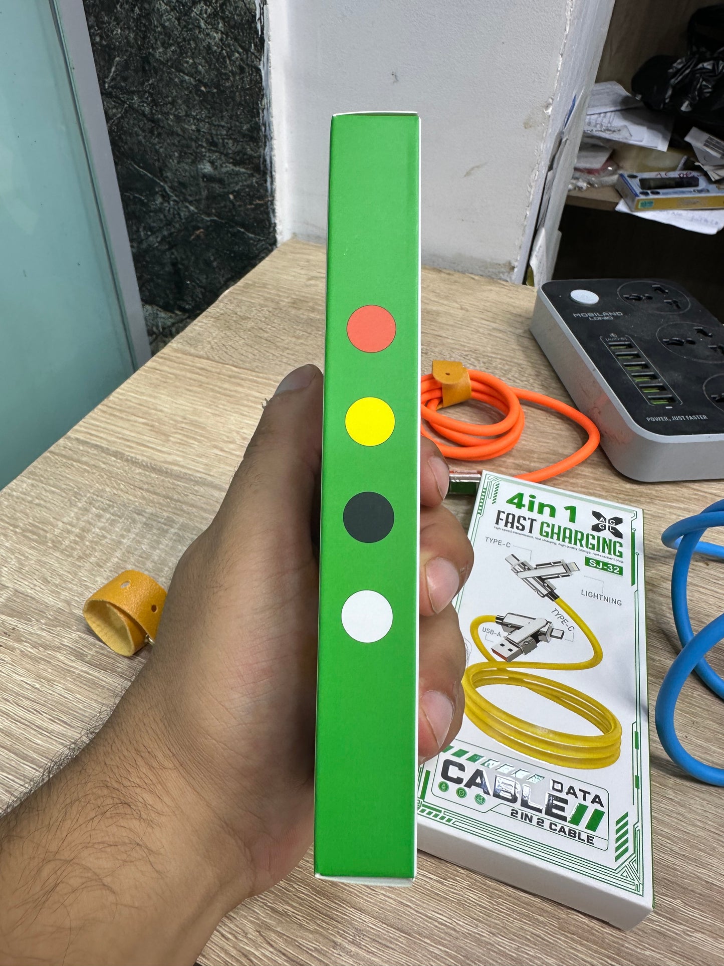 Câble 4 en 1 silicone fast charge