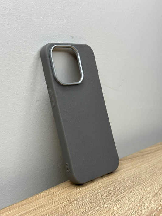 Antichoc silicone effet cuir