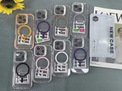 Antichoc 3 en 1 Lens + support + magsafe